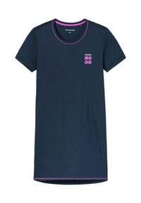 SCHIESSER - Sleepshirt Casual Essentials, Baumwolle, für Damen - 705 LINDE