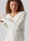 VERO MODA® Strickpullover, tiefer Schulteransatz, V-Ausschnitt, für Damen Bild 4