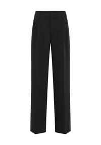 MANGUUN collection - Stoffhose, Bundfalten, für Damen - 1 BLACK