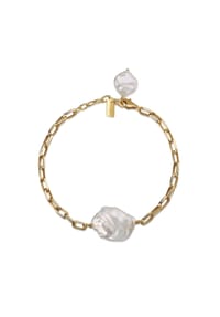 AILORIA - Armband gold/weiße Perle SHINJU - weiß