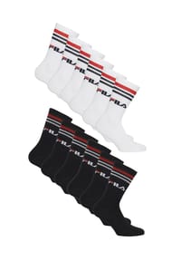 FILA - Socken Logo 12er-Pack im sportlichen Design - Black
