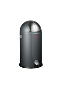 Wesco - Mülleimer Kickboy, Abfallsammler, Stahlblech - Graphit