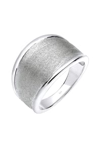 elli. - Ring Basic Matt Trend Silber 925 Sterling Silber - Gold