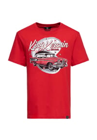 KING KEROSIN - Print-Shirt mit Classic Car - Artwork Edsel - blau
