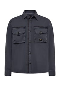 GLOBETROTTER - Overshirt, Langarm, Kent, für Herren - 1 NAVY
