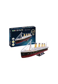 Revell® - 3D Puzzle RMS Titanic - LED Edition, 3D-Bausatz, 266 Teile - 