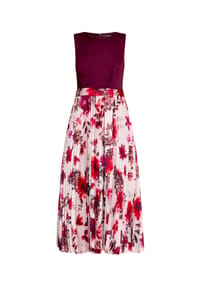Vera Mont - Cocktailkleid, Bindegürtel, für Damen - 4918 DK RED/CREAM