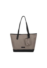 TOM TAILOR XENIA - Shopper, Kunstleder, Reißverschluss, für Damen - BLACK
