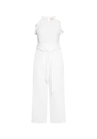 Vera Mont - Jumpsuit mit Volant - Blue Stone