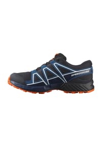salomon - Trekkingschuh SPEEDCROSS WP - dark navy/dark blue/red orange