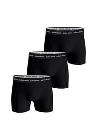 BJÖRN BORG - Herren Boxershorts, 3er Pack - Cotton Stretch Boxer Trunks, Baumwolle, Logobund - Blau/Hellblau