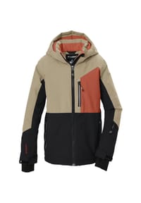killtec® - Kinder Fleecejacke KSW 206 creme - mehrfarbig