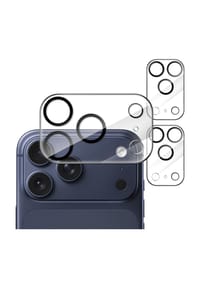 MANIKE - Kameraschutz für iPhone 17 Pro Max 6,9 Zoll, 9H gehärtetes Glas, kratzfest, hüllenfreundlich, beeinträchtigt Nachtaufnahmen nicht, HD klar, 3 Stück (Durchsichtig). - iPhone 17