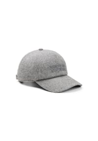 camel active - Gepolsterte Cap aus Wollgemisch - Grau
