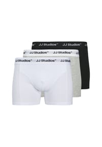 JACK & JONES - Additionals Pants, 3er-Pack, kurz, für Herren - 178012001 BLACK/B