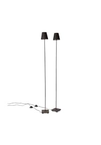 LOBERON - Stehlampe 2er Set Tacoma schwarz - schwarz