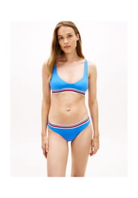 TOMMY HILFIGER - Bustier-Bikini, schmale Träger, für Damen - C1G DARK NAVY
