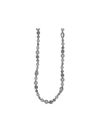Steuer Modeschmuck - Kette Metall - Silbergrau