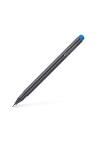 Faber-Castell - Fineliner "Grip 0.4" - HELIOBLAU RÖTLICH, blau
