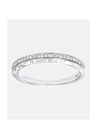 Diamant L'eternel - Eternity Ring, mit 0.11 ct Diamant, 375 Weißgold - white gold