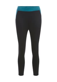 SIEH AN! - 7/8-Leggings - petrol-schwarz