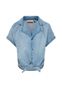 KIDSONLY - Bluse PAULA Kurzarmbluse - blau