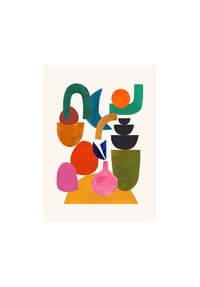  POSTER & FRAME® - Poster  Ejaaz Haniff - Happily Stacked - 30 x 40 cm