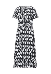 Street One - Sommerkleid, 3/4-lang, für Damen - 20001 BLACK