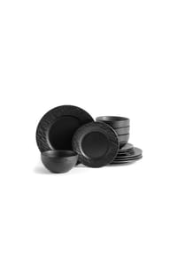 ECHTWERK® Tafelservice NEW MODERN DW-4018S 12-tlg - NEW MODERN - Schwarz