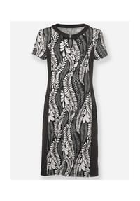 Witt - Jersey-Kleid - schwarz-ecru-bedruckt