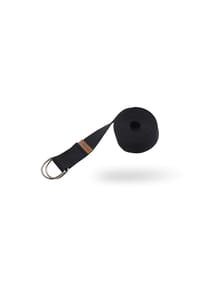 deuser® - Yoga Gurt, Baumwolle - SCHWARZ
