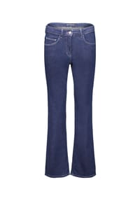 BETTY BARCLAY - Flared Cut-Jeans mit aufgesetzten Taschen - Blau