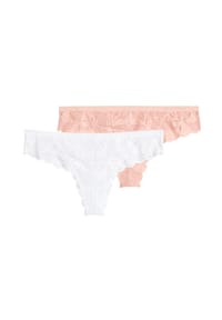 Marc O'Polo - String 2er Pack Tender Lace - Misty rose