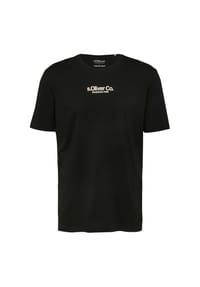 s.Oliver - T-Shirt, Baumwolle, für Herren - 02D1 WHITE