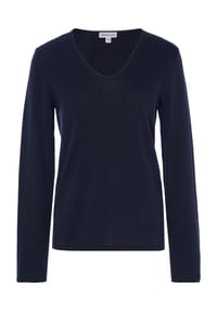 MANGUUN - Pullover "Jill", V-Ausschnitt, für Damen - DEEP BLACK