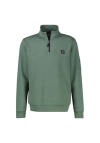 LERROS - Hochwertiger Troyer aus Mischgewebe mit feiner Rippstruktur - BASIL GREEN