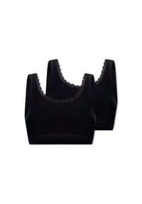 uncover by SCHIESSER - Bustier Cotton Lace - schwarz