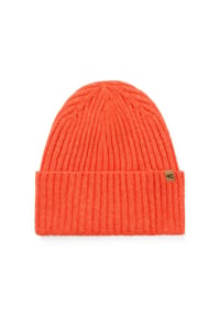 camel active - Strickmütze mit Logo - Grau