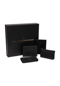 The Chesterfield Brand - Geldbörse Geschenkset 4-teilig  Leder 12 cm - braun
