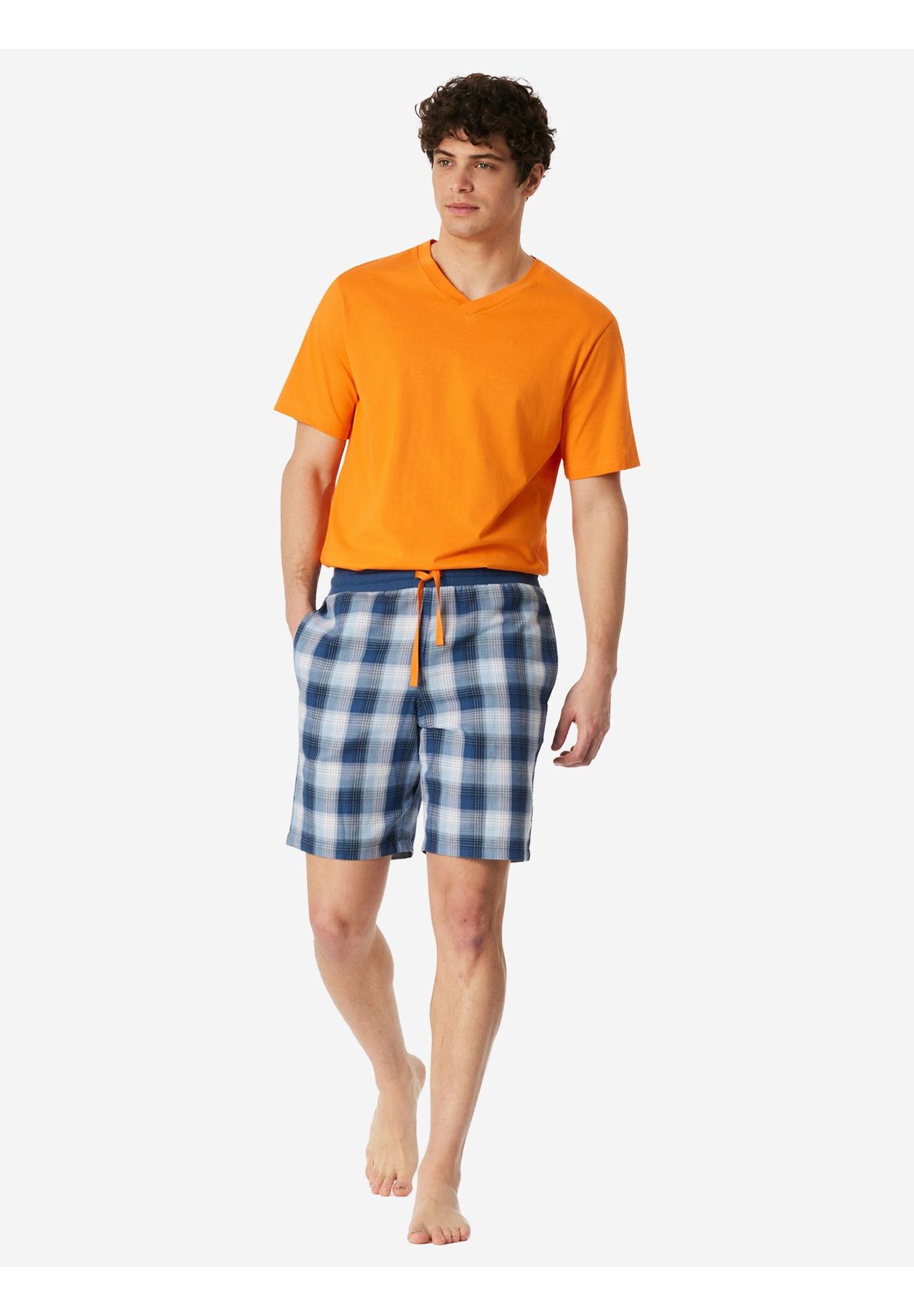 Schiesser Schlafshorts, FüR Herren, Blau, 54