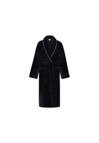 MÖVE - Bademäntel Herren Schalkragen Manhattan Schalkragen Velours black - 199 - schwarz