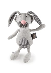 sigikid® - Kuscheltier Hase Otto Ohne Plan, BeastsTown ,  für Erwachsene und Kinder - Grau