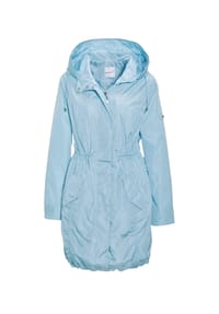 GOLDNER - Trendiger leichter Regen Parka aus funktionalem Material - eisblau