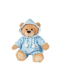 HERMANN Teddy COLLECTION® - Teddybär "Schlafanzugbär", 30 cm - BLAU