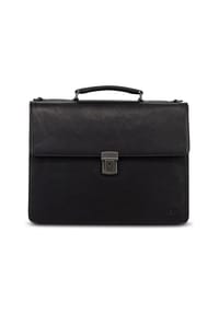 JOST Glasgow - Glasgow Aktentasche RFID Schutz Leder 40 cm Laptopfach - black