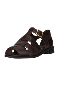 CLARKS® - Sandale Hana Sun mit bequemem Riemen - 5228 Dark Brown Lea