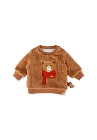 sigikid® - Teddyshirt Winterbär ,  für Babys - braun
