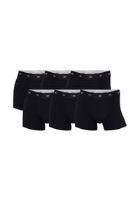 CR7 - Herren Boxershorts, 6er Pack - Bambus-Viskose,Trunks, Cotton Stretch, Logobund - Blau