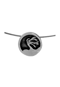 OSTSEE-SCHMUCK® - Collier , Windflüchter 10 mm , Silber 925/000 - silber
