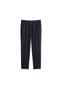 Marc O'Polo - Herren Hose - Osby Jogger Pleats, Chino, Leinen, Tapered, Länge 32 - Beige (Grey Silk)